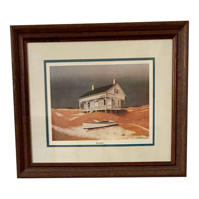 Bob Timberlake “Rowboat” (1973) — Artist Proof 1/24, Signed & Numbered, Bald Head Island For Sale