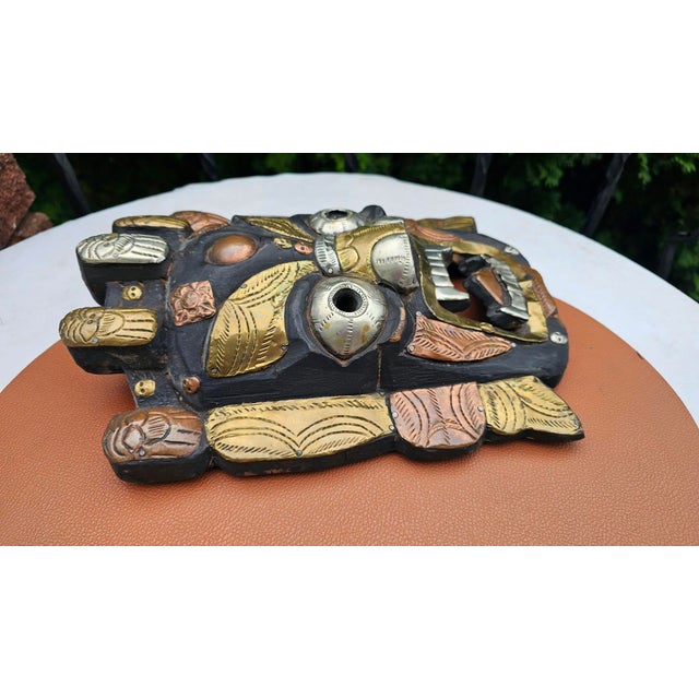 1970s Mahakala Tibetan Himalayan Mask, 1950s For Sale - Image 5 of 6