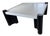 Attributed Bradley Samson Pilaster Coffee Table in Cement & Ebony Ash For Sale