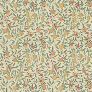 Morris & Co Fruit Fabric in Willow Green/Slate For Sale