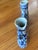 Blue Late 19th Century Qing Dynasty Chinese Blue & White Porcelain Miniature Moon Flask Vases - Pair For Sale - Image 8 of 10
