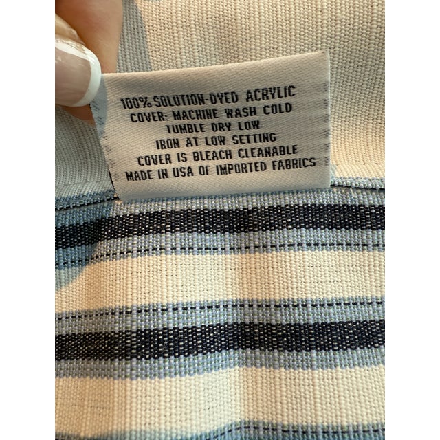 Serena & Lily Teak Camp Stool For Sale - Image 9 of 10