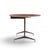 Mid 20th Century Imperial Mid Century Oval Walnut and Chrome Desk For Sale - Image 5 of 9