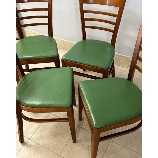 Thonet 1950s Mid Century Dining Chairs For Sale - Image 4 of 5