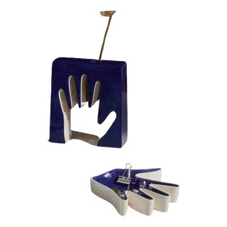 Ceramics Impronta and Pin Tray by Luisa Parisi for Cassina, Set of 2 For Sale