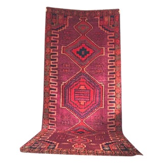 Hand-Knotted Persian Rug - 4'3" X 10'6" For Sale