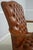 Georgian Tufted Leather Carved Arm Chair For Sale - Image 17 of 18