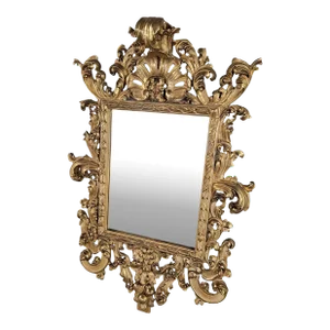 19th Century French Rococo Giltwood Mirror