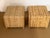 Contemporary Organic Handwoven Jute Cube Poufs, Ottomans/Footstools - A Pair For Sale In Boise - Image 6 of 7