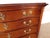 Vintage Craftique Furniture Mahogany 4 Drawer Fancy Chippendale Chest Dresser For Sale - Image 13 of 18