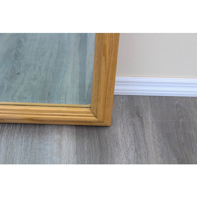 Mid 20th Century Arch Shaped Walnut Wall Mirror For Sale In Miami - Image 6 of 6