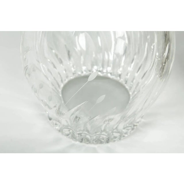 Early 19th Century Antique Sterling Silver Trefoil Form Three Bottles Decanters - Set of 3 For Sale - Image 5 of 13