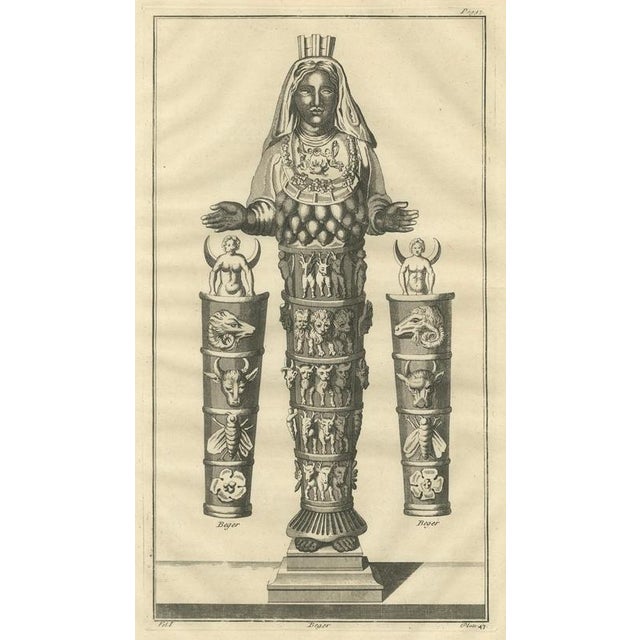 Bernard de Montfaucon, Diana of the Ephesians, 1721, Engraving on Paper For Sale - Image 4 of 9