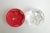 1990s 1990s Norman Mercer Lucite Flower Orb Red and Clear Paperweights Pair Of For Sale - Image 5 of 13