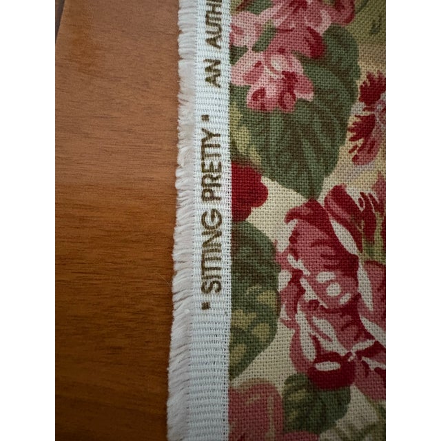 Textile Waverly Floral "Sitting Pretty" Fabric 15+ Yards 56" Width Continuous Piece For Sale - Image 7 of 7