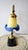 Antique Brass and Marble Pate De Verre Table Lamp, France, 1920s For Sale - Image 4 of 11