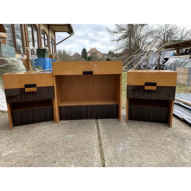 Mid-Century Dressing Table and Nightstands 1960s, Set of 3 For Sale - Image 11 of 11