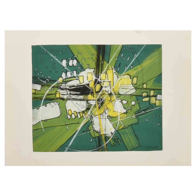 Loris Ferrari, Abstract Composition, Original Drawing, 1987 For Sale