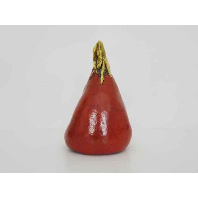 Black Raku Terracotta Sculpture, 1980s For Sale - Image 8 of 11