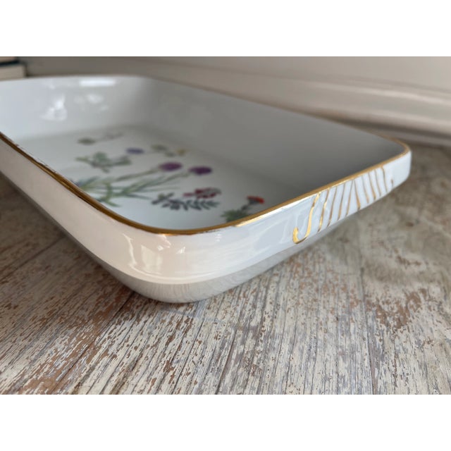Beauty meets function with this multi-use bake and serve dish. This hard to find vintage French made piece is by Llourioux...