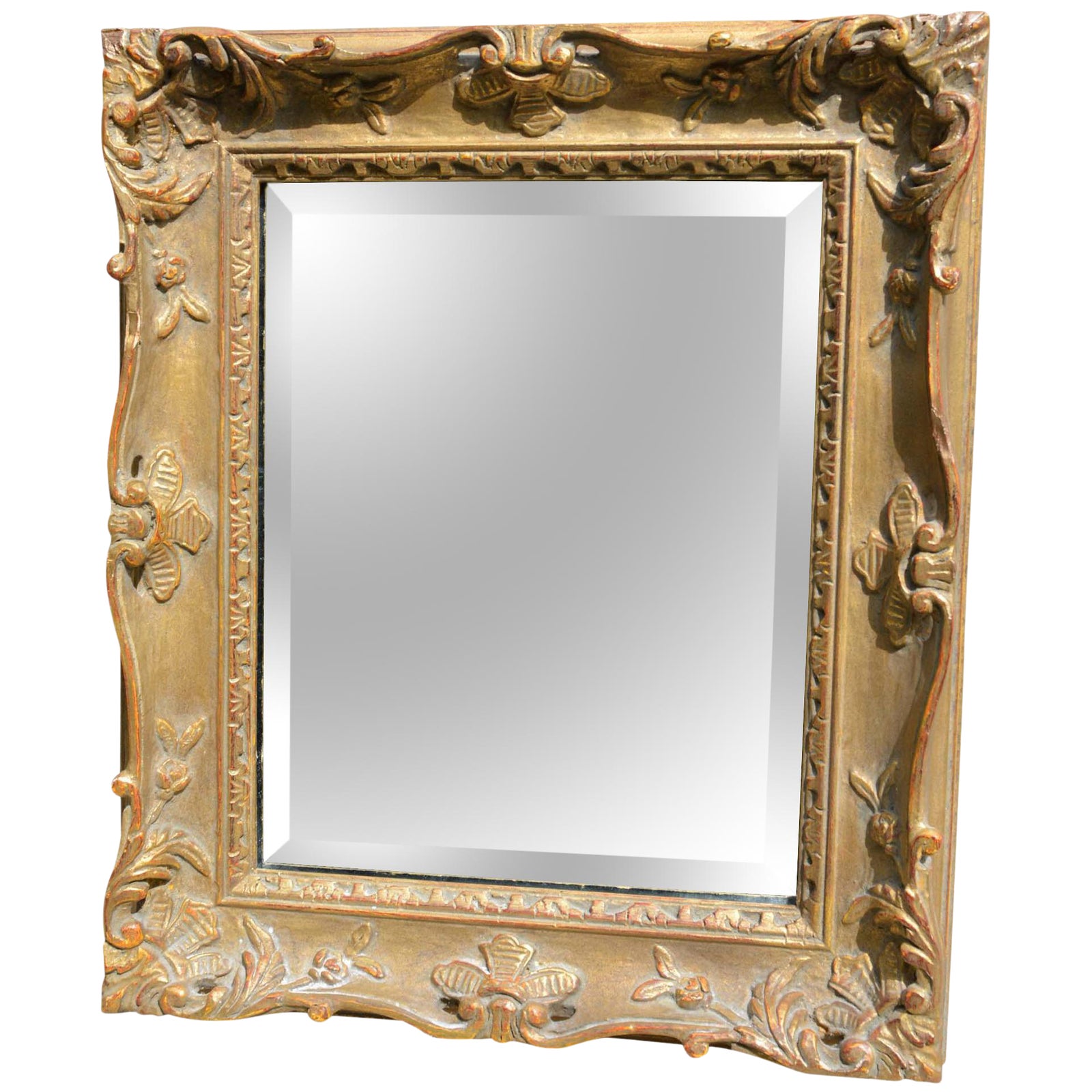 French Style Gold Framed Mirror Chairish