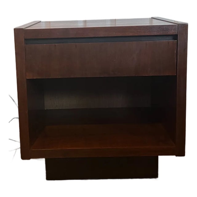 1950s Lane Model 416-30-H Nightstand in Walnut For Sale