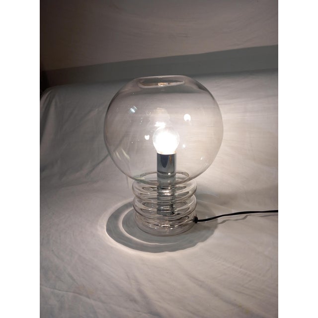 Bulb Moon Table Lamp by Heinrich Grartenbrink for Glashütte Limburg, 1970s For Sale - Image 11 of 12
