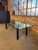 Cassina Late 20th Century Glass Dining Table With Black Tubular Steel Base Attributed to Le Corbusier For Sale - Image 4 of 11