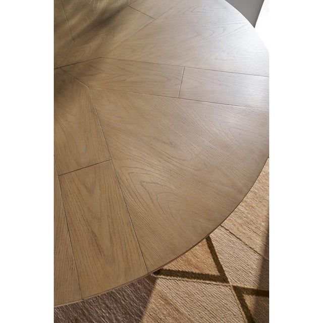 Wood Modern Oak Dining Table For Sale - Image 7 of 8