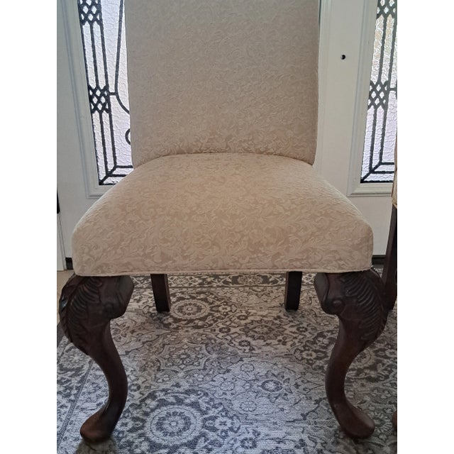 Councill Craftsman Chippendale Style Occasion Chairs (2) For Sale - Image 9 of 11