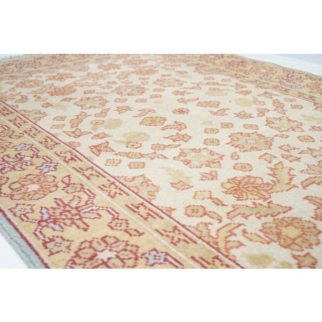 Textile Oushak Rug 4' X 6' For Sale - Image 7 of 10