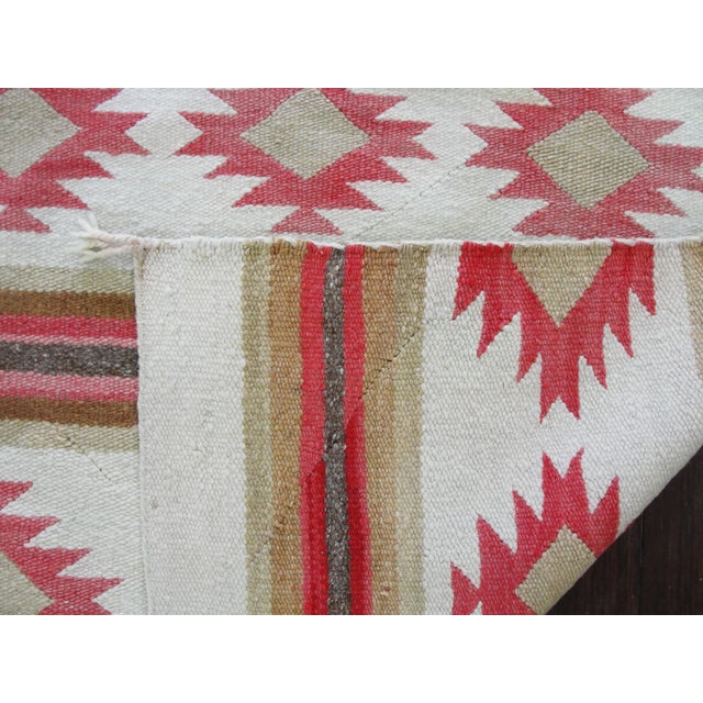 Textile Antique Navajo Banded Geometric Rug, For Sale - Image 7 of 7