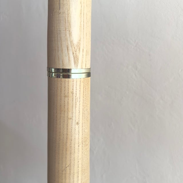 80s Chic Nordic Style Ashwood Floor Lamp For Sale - Image 10 of 15