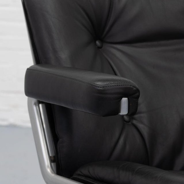 Wood Swivel Lounge Chair by Karl Dittert for Stoll Giroflex, 1970s For Sale - Image 7 of 13