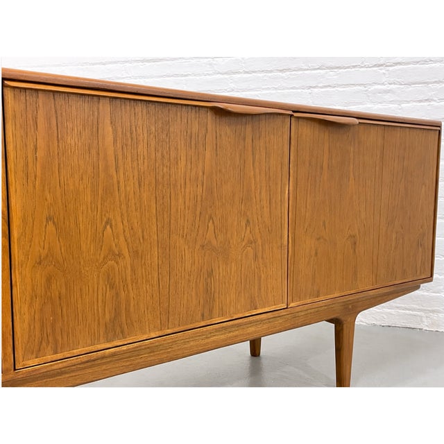 Funky Sculptural Mid Century Modern Styled Credenza | Teak Media Stand | Handmade Sideboard For Sale - Image 12 of 13