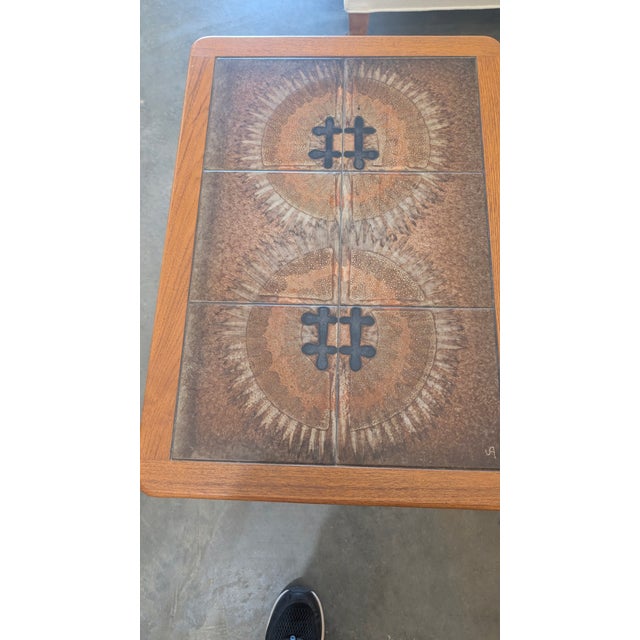 1970s Johannes Anderson Mid-Century Tile Top Tables For Sale In Charleston - Image 6 of 17