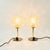 Mid-Century Bubble Glass and Brass Table Lamps by Helena Tynell, Germany, 1960s, Set of 2 For Sale - Image 4 of 11