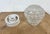Glass Vintage White Porcelain Wall Light, 1970s For Sale - Image 7 of 12