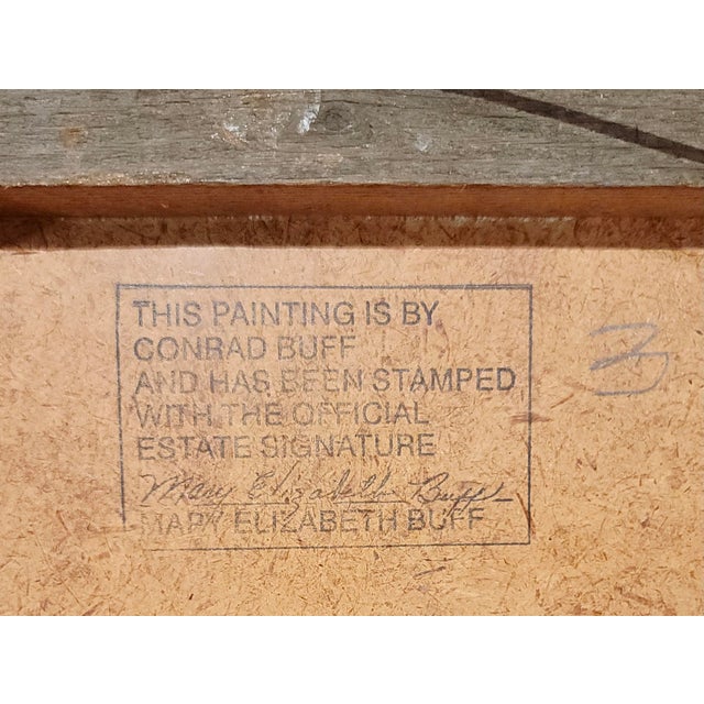 Conrad Buff -California Snow-Capped Sierra Mountains-Oil Painting For Sale - Image 10 of 10