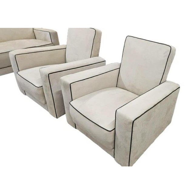 Art Deco British Reclining Armchairs, 1930, Set of 2 For Sale - Image 3 of 9