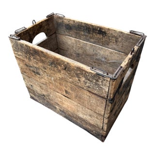 Antique Hubbard's Wire Sewed Folding Box For Sale