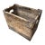 Antique Hubbard's Wire Sewed Wood Folding Box Crate For Sale