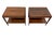 Lane Furniture Mid-Century Modern Lane Rhythm Walnut Side Tables - Set of 2 - Refinished! For Sale - Image 4 of 6