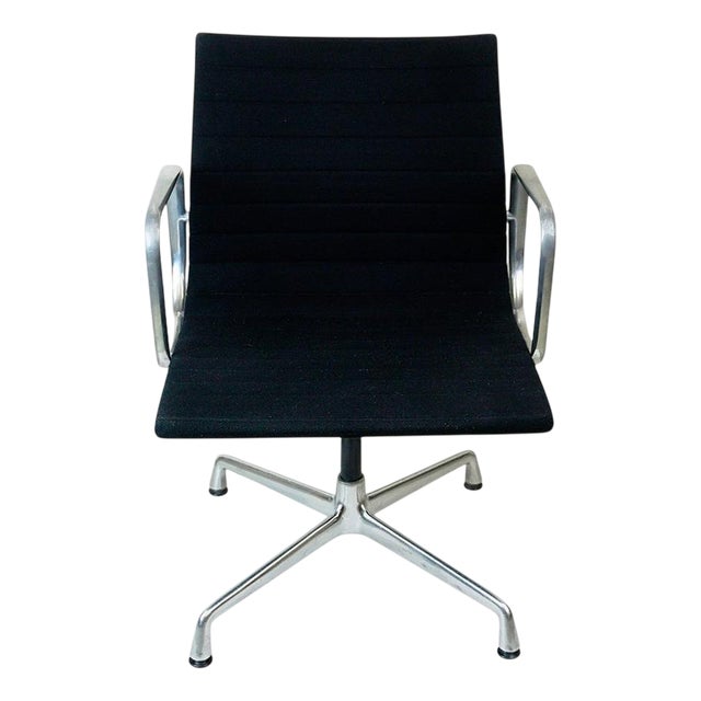 Black EA108 Alugroup Office Armchair attributed to Ray and Charles Eames for Vitra, 2000s For Sale