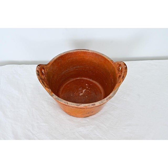 English 19th Century Glazed Terracotta Bowl c. 1880 For Sale - Image 4 of 9