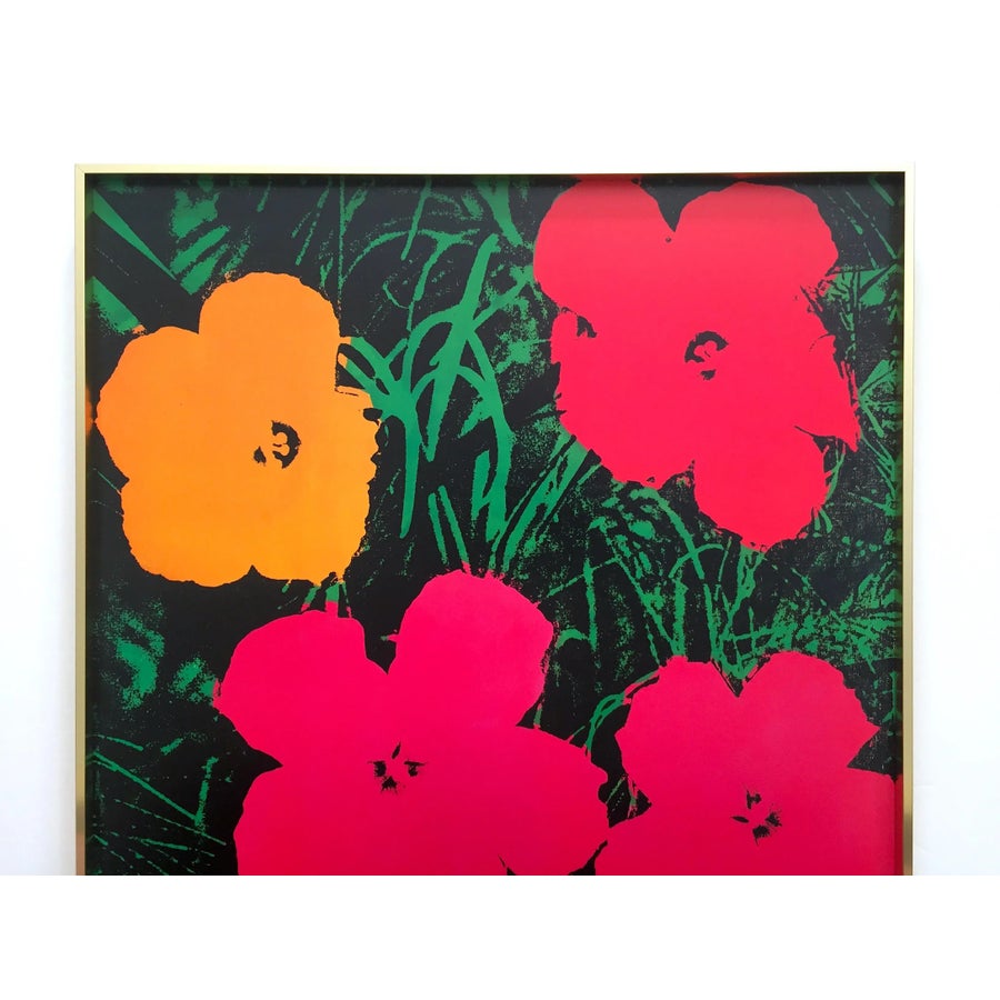 Andy Warhol Foundation Vintage 1993 Lithograph Print Framed Pop