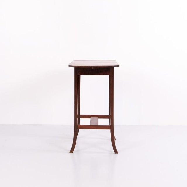 Danish Mahogany Drop-Leaf Side Table, 1920s For Sale - Image 4 of 11