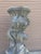 1940s 1940s Pair of Grand 39" Tall Neoclassical Cast Stone Putti Figure Planters With Mossy Patina For Sale - Image 5 of 14
