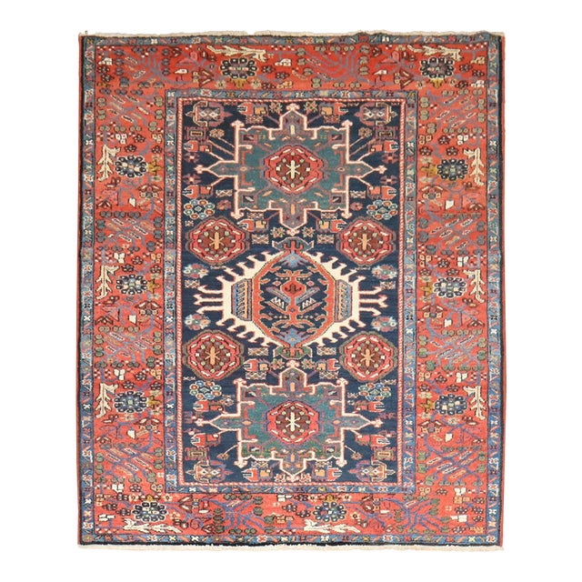 Navy Heriz Karadja Rug no. j3717 For Sale