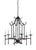 Wildwood Bamboo Chandelier - Charcoal Finish For Sale In Raleigh - Image 6 of 6
